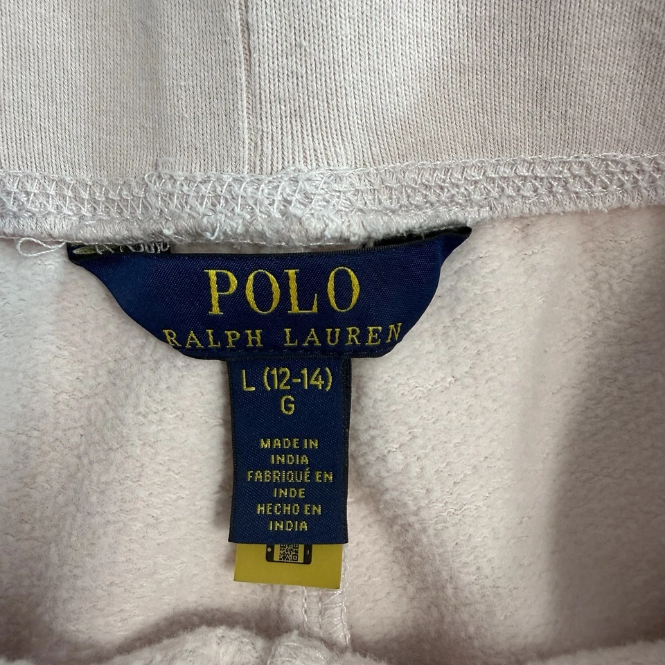 Polo Ralph Lauren Niñas Chaqueta y Jogger Rosa L (12-14) Cremallera Sudadera con Capucha Pantalón CONJUNTO Foto 3 de 4