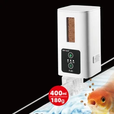 Automatic Fish Feeder for Aquarium,Smart Timing Automatic Feeder with Dry Box Ro