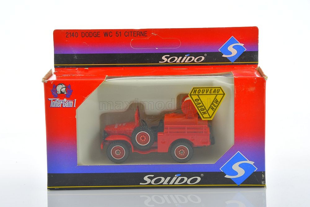 Solido Dodge Wc 51 Tank Citerne 4x4 1:43 2140