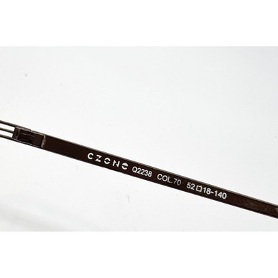 Czone Eyeglasses Womens Brown Black Metal Cat Eye Q2238 Col  display picture 1
