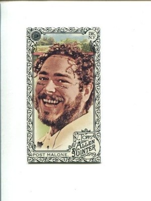 2019 Topps Allen & Ginter Mini Black #176 Post Malone