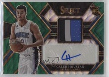 2022 Panini Select Rookie Jersey Green Wave Prizm 20/25 Caleb Houstan Auto 11es