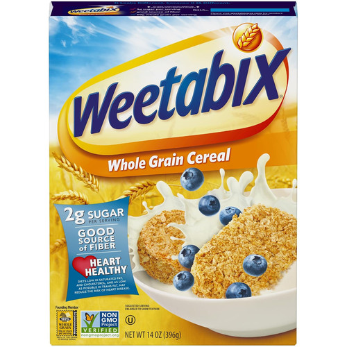Weetabix Biscuits Whole Grain Cereal, Lightly Sweet Whole Grain Wheat Biscuits,