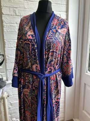Morgenmantel mit Paisleymuster von Primark neu mit Etikett Größe Small