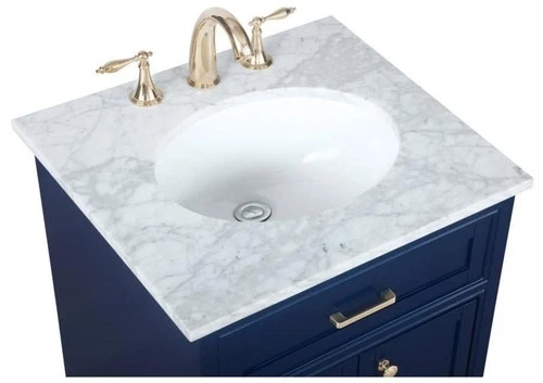 Elegant Lighting VF15024WH Americana 24" - Wood - Picture 9 of 12