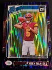 2024 Panini Donruss Optic - Rated Rookie Jayden Daniels #248 Purple Shock Prizm