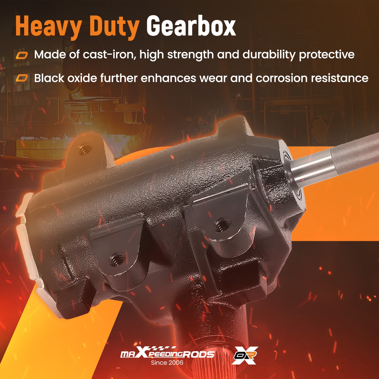 Manual Steering Gear Box w/ 3/4-30 Input Spline For GM Chevy GMC Buick 66-91 new