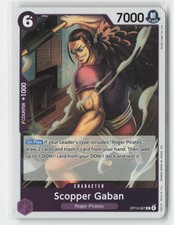 Scopper Gaban OP13-067 Rare Carrying On His Will One Piece Foil Near Mint