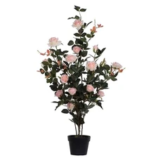 Vickerman TA181879 45 in. Pink Rose Plant in Pot