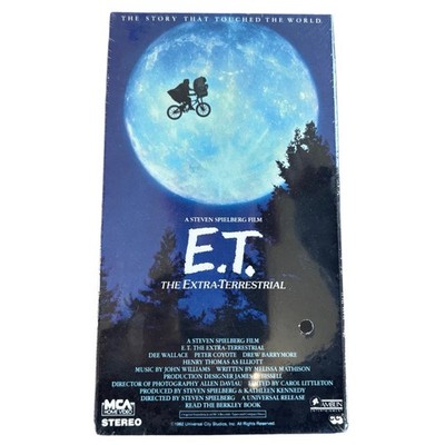 E.T. THE EXTRA-TERRESTRIAL VHS TAPE FACTORY SEALED 1988 MCA HOME VIDEO GREEN
