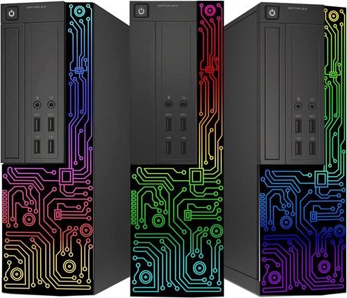 Dell Optiplex SFF PC, Intel i5, 16GB RAM, 512GB SSD, RGB Keyboard & Mouse - Picture 3 of 4
