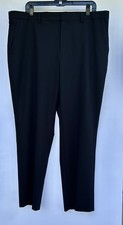 Perry Ellis Portfolio Men Black Flex Stretch Dress Slacks Pants Sz 38x29