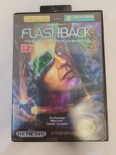 Sega Genesis - Flashback The Quest for Identity Box Only No Game Or Manual
