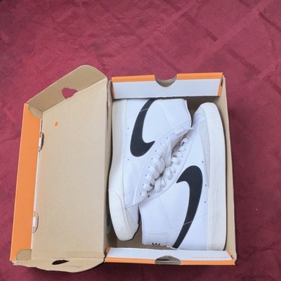 Nike Blazer Mid 77 Vintage White/Black Mid Top Men's Sneakers BQ6806-100 2019