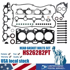 HS26282PT For 2001-2004 Hyundai Santa Fe 2.4L New Head Gasket Set Bolts ES72211