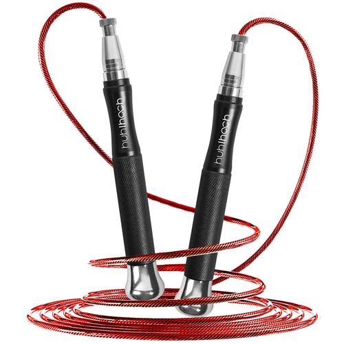 Speed Weighted Jump Rope with Secure Lock Mechanism, 360° Smooth Swivel ...