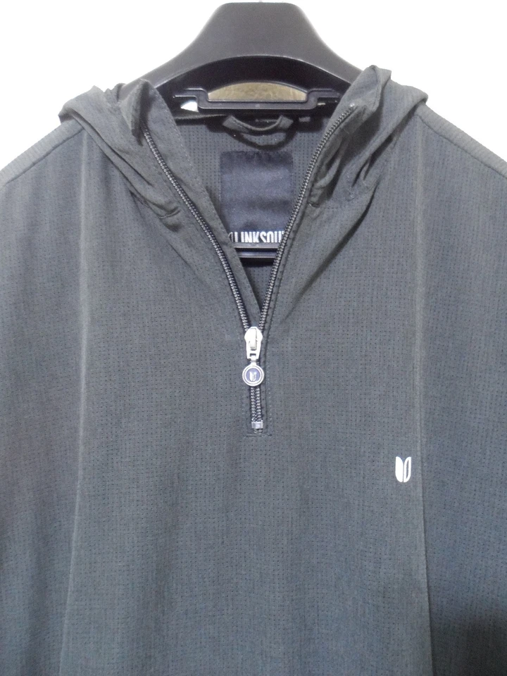 Chaqueta cortavientos Linksoul gris Boardwalker AC con capucha mediana Foto 3 de 4