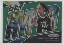 2022 Panini Prizm WNBA Get Hyped Green Prizm Brittney Griner #9 0q5k