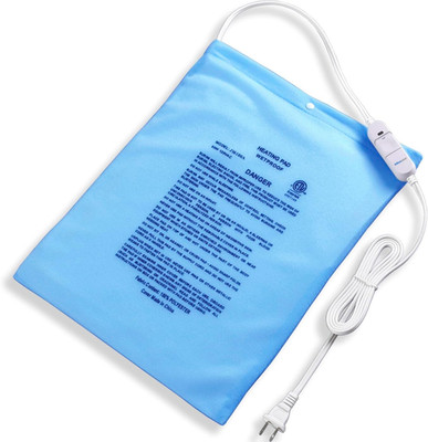   Stay-On Small Vinyl Electric Heating Pad for Neck and Shoulders and Back witho