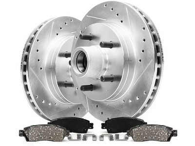 For 1995-1999 GMC C1500 Brake Pad and Rotor Kit Front Detroit Axle 72181TRBY
