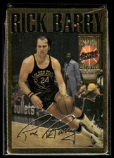 1995 Action Packed Hall of Fame #5G Rick Barry 24K Gold