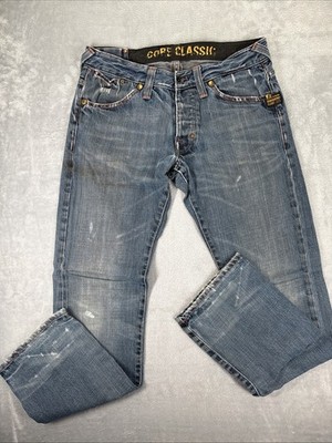 G-Star Core Classic Men Blue Straight Regular Jeans W32 L32 (5581)