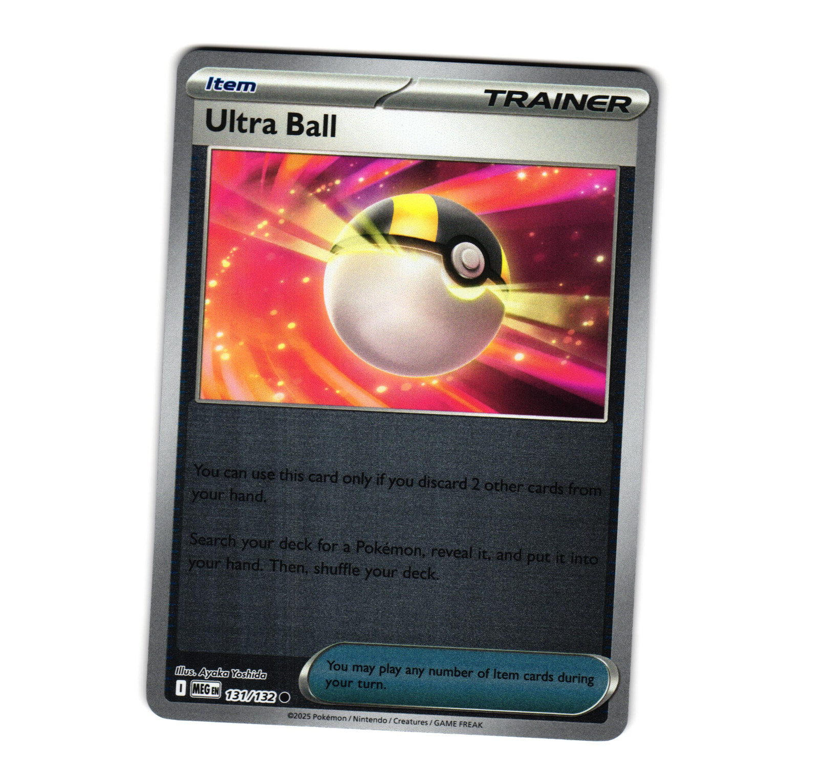 Pokemon Ultra Ball 131/132 ME01 Mega Evolution Reverse Holo [NM]