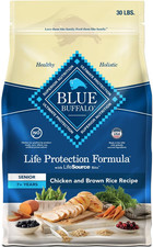 Blue Buffalo Life Protection Senior Chicken & Brown Rice Recipe Dry Dog 30lb Bag 1.93 per pound