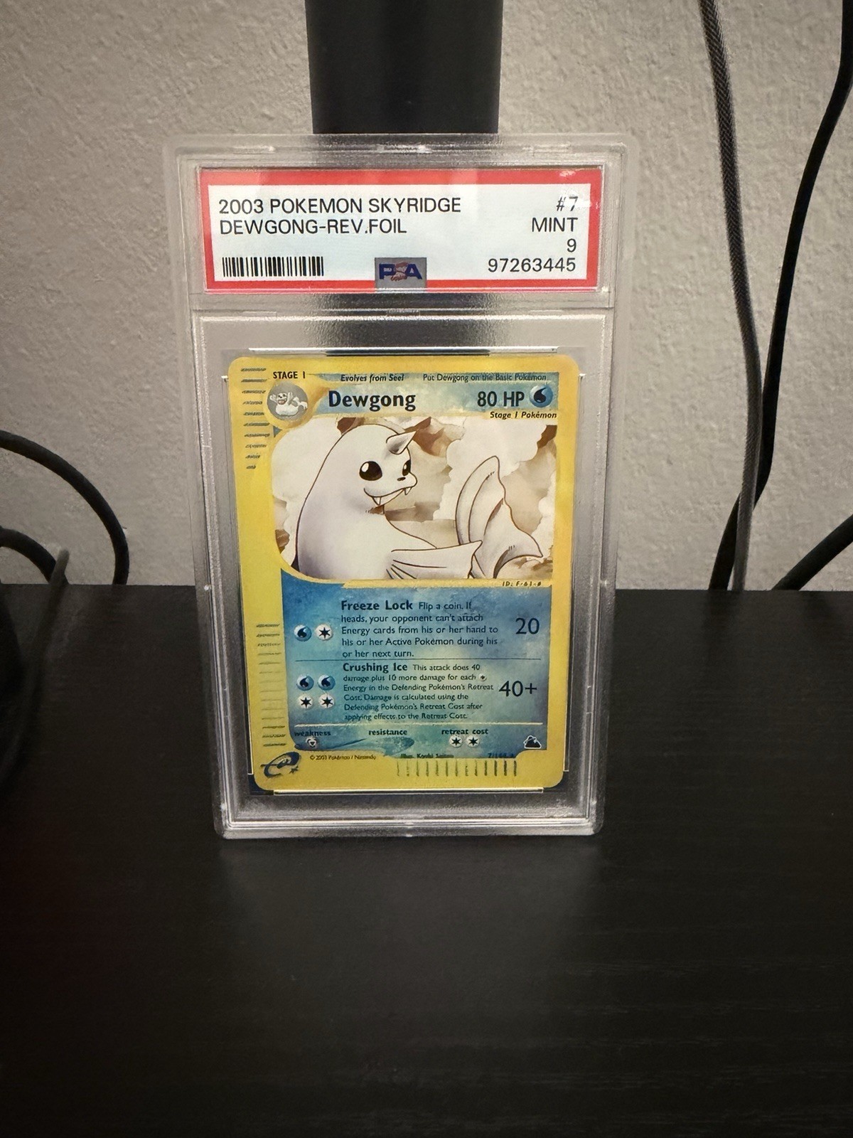 Dewgong 7/144 Skyridge Reverse Holo PSA 9