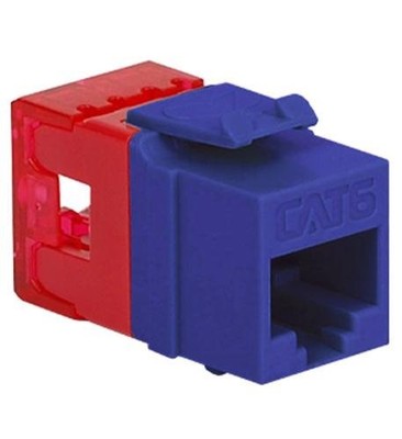 ICC CAT6 RJ45 Keystone Jack for HD Style (ic1078f6pr)