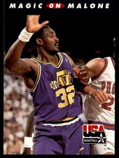 1992-93 SkyBox USA Magic on Malone USA #106