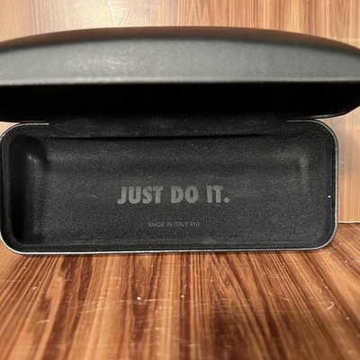 Nike Just Do It Glasses Case Hard Made in Italy Eyewear Sunglass Box Holder