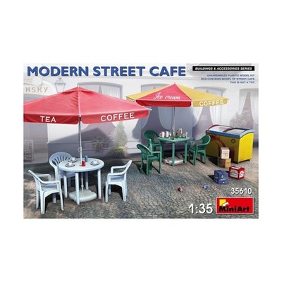 MiniArt Scenery & Accessories 1/35 Modern Street Cafe New