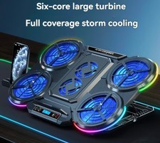 Laptop Cooling Stand Features a 6-Core Exhaust Fan for Gaming