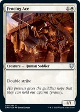 x4 Fencing Ace - Commander Legends - NM - MTG