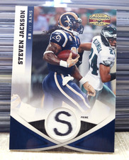 Steven Jackson 2011 Panini Gridiron Gear Prime Laundry Tag Patch GAME-WORN /50
