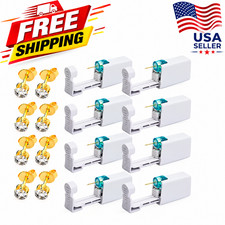 Disposable Ear Piercing Gun 1/2/4/6PCS 5mm CZ Stud Earrings 316L Steel