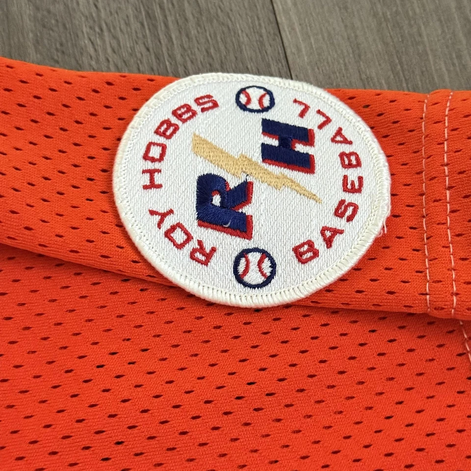 Baltimore Orioles Jersey Mens Large Orange MLB Baseball Button Mesh 36 Patch - Image 4 of 4