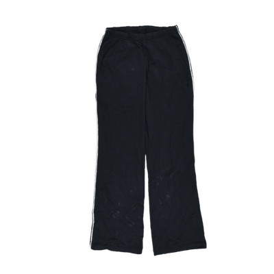 Asics Women's Black Polyester Regular Straight Elastic Waistband Trousers Size S