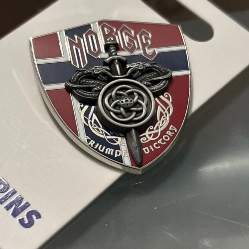 2026 Disney Parks Epcot World Showcase Collection Norway Norge Shield OE Pin