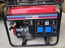 Clarke FG3005 2.8 KVa Petrol Generator 240v  13 Amp Outlet And 12v DC