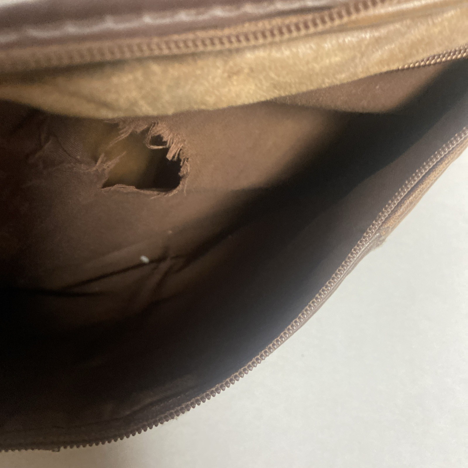 vintage leather patchwork womens backpack/bag - image 5