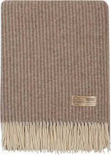 Cashmere Blend Throw Blanket - Ultra-Soft, Warm  Elegant 55"x79