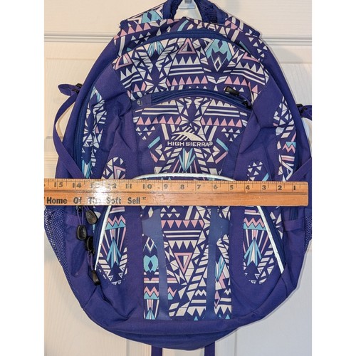 High Sierra Loop Backpack Travel Hiking Camping Work Bookbag with tablet sleeve - Picture 14 of 14