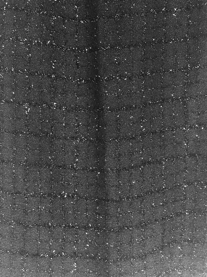 Kasper Metallic Thread Tweed Boucle Knee Length Skirt 8 - Image 3 of 4