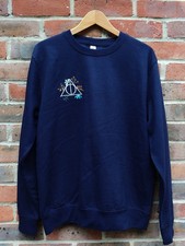 Ravenclaw M Blue Bronze Deathly Hallows Cotton Sweatshirt Harry Potter Inspired