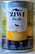 ZIWI Peak Original Series Canned Wet Dog Food, Chicken Recipe, 13.7 oz 12 Cans 
