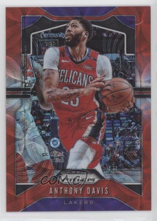 2019-20 Panini Prizm Choice Red Prizm 51/88 Anthony Davis #222 2r8