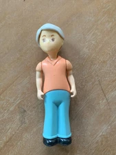 Little Tikes Grandpa Blue Shirt Orange Pants 6" Figure Dollhouse Replacement