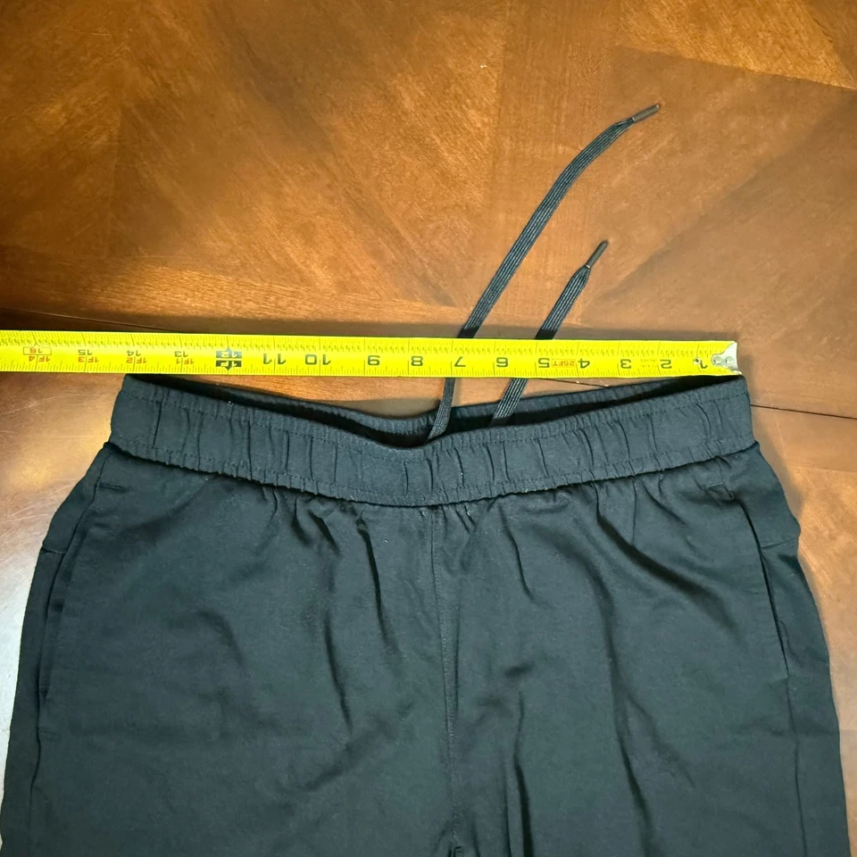 Members Mark Luxe Para Hombres M Negro Cordón Salón Corto Cremallera Bolsillo Comodidad Foto 3 de 4